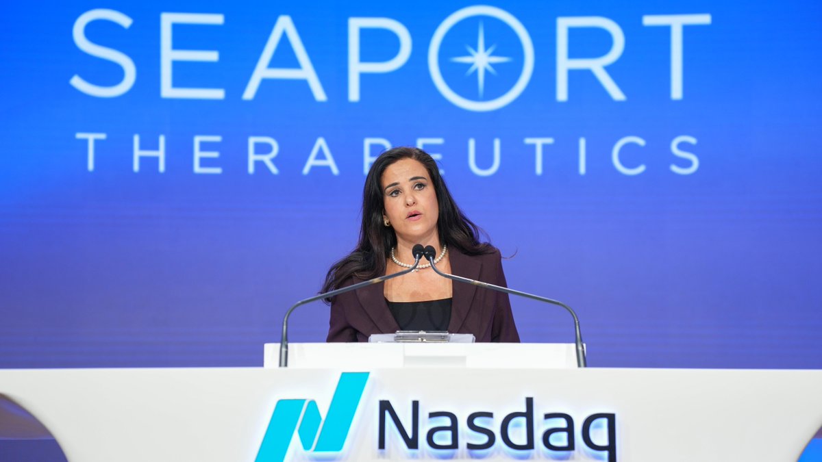 NasdaqExchange's tweet image. Seaport Therapeutics is focused on inventing and developing new medicines for patients with depression, anxiety, and other debilitating neuropsychiatric disorders.

Welcome to Nasdaq, $SPTX! #NasdaqListed