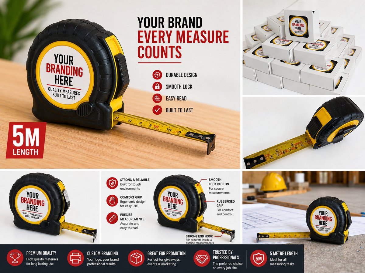 HFESigns's tweet image. Most promo products get ignored…
This one gets used every day.
Branded tape measures keep your logo in hand on every job — perfect for #ConstructionLife, #Tradespeople &amp;amp; #SmallBusinessUK.

Smarter #PromotionalProducts that boost real #BrandAwareness.

👉 hfe-signs.co.uk/your-branded-t…