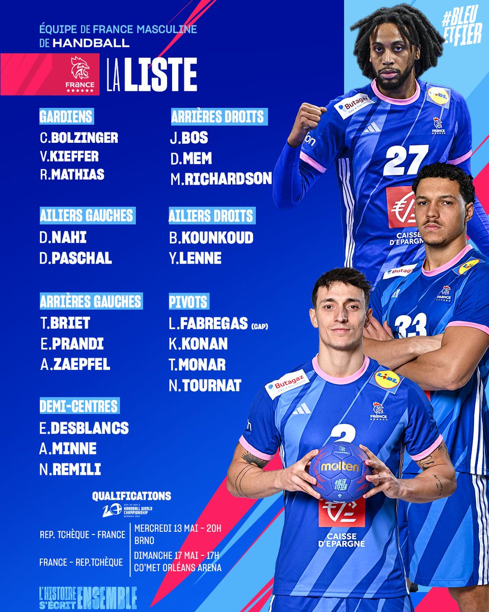 Equipes de France de Handball tweet media