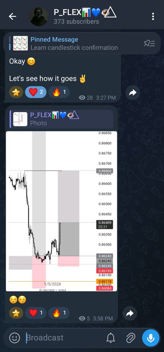 PeterDamian06's tweet image. EURGBP 

1:5RR RUNNING ✅💯 

Trynna recover this account from 2% left to blow 😌

Trade was shared to the community t.me/P_FLEXTRADES

Tru$t the process 💪🏻 📊 
 
#KTLAxisModel x #SBI