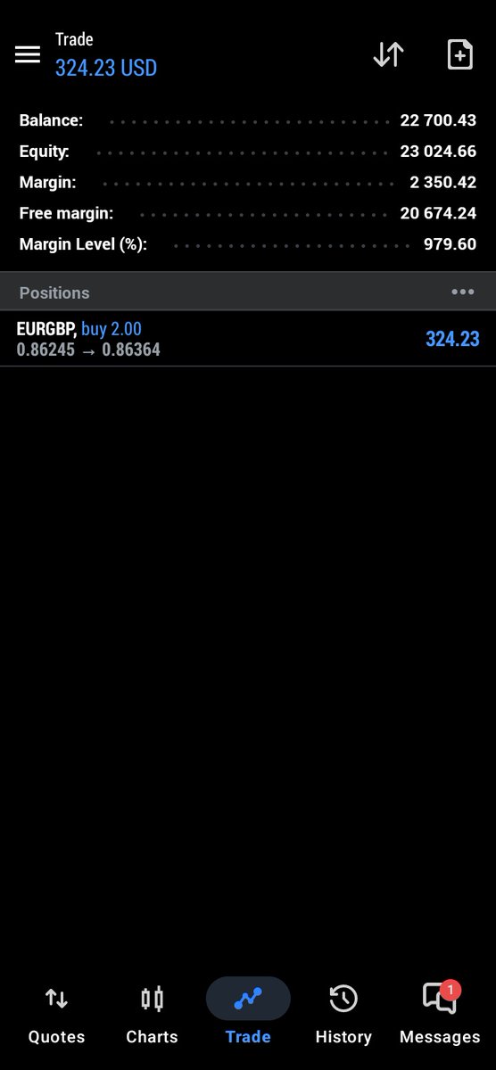 PeterDamian06's tweet image. EURGBP 

1:5RR RUNNING ✅💯 

Trynna recover this account from 2% left to blow 😌

Trade was shared to the community t.me/P_FLEXTRADES

Tru$t the process 💪🏻 📊 
 
#KTLAxisModel x #SBI