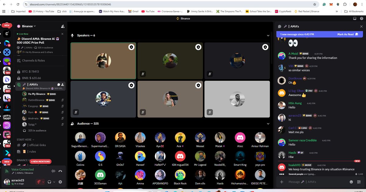 On the Discord AMA: #BinanceAi  what I learned is that agentic wallets are much safer than I imagined. Basically, the control stays in the hands of the user,the AI is more like a helper, a tool that guides and organises you. Might just give it a try 🧡

discord.com/invite/binance…