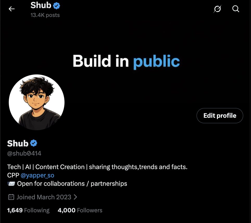 Shub tweet media