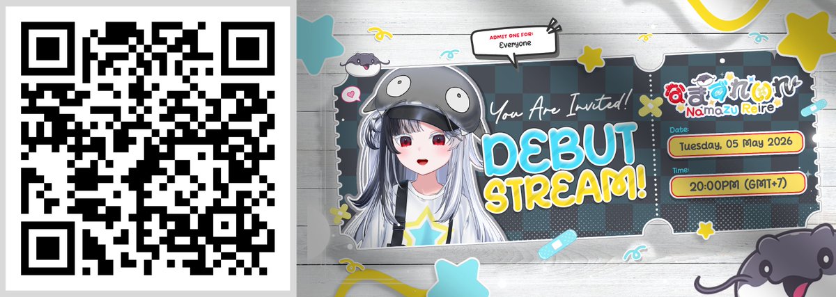 Namazu Reire【ASOBU】|| Debut 05 Mei tweet media