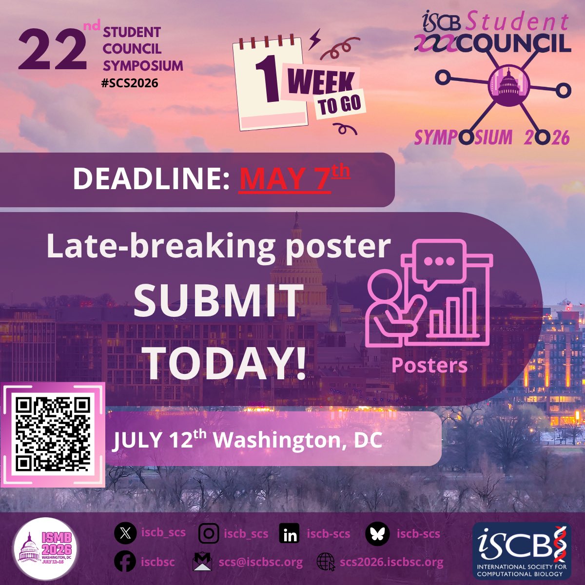 ISCB Student Council Symposium 2026 tweet media
