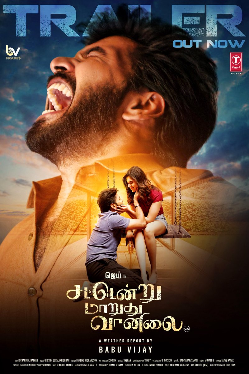 actorjaii's tweet photo. #SattendruMaarudhuVaanilai Trailer is here! In cinemas from 15.05.2026.

▶️ https://t.co/t5SIP6R8Gb…

Written &amp; Directed by @BabuVijayB 🎥

@Actor_Jai @iYogiBabu https://t.co/0m7lI7jlil