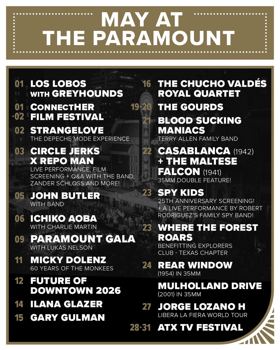 Paramount Theatre tweet media