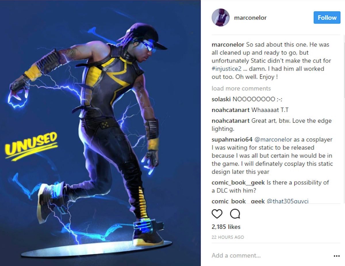 Injustice Designs This is concept art for Injustice 2. This happened.