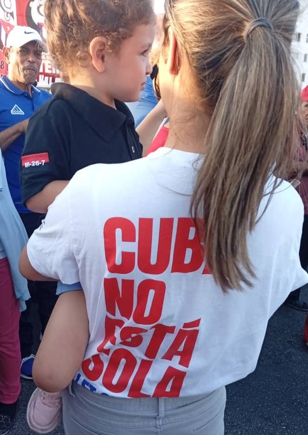Ha quedado más que demostrado
#LaPatriaSeDefiende y
#CubaNoEstáSola