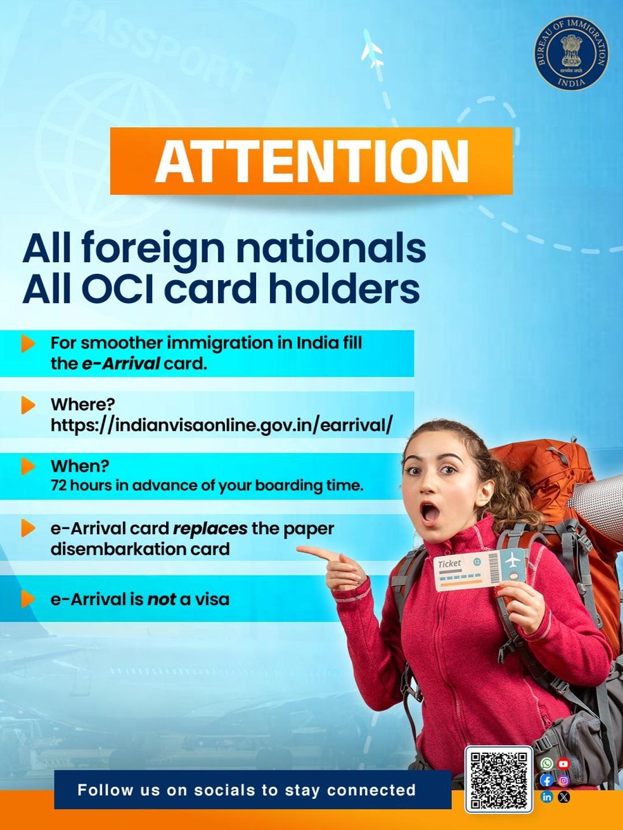 Bureau of Immigration, Government of India tweet media