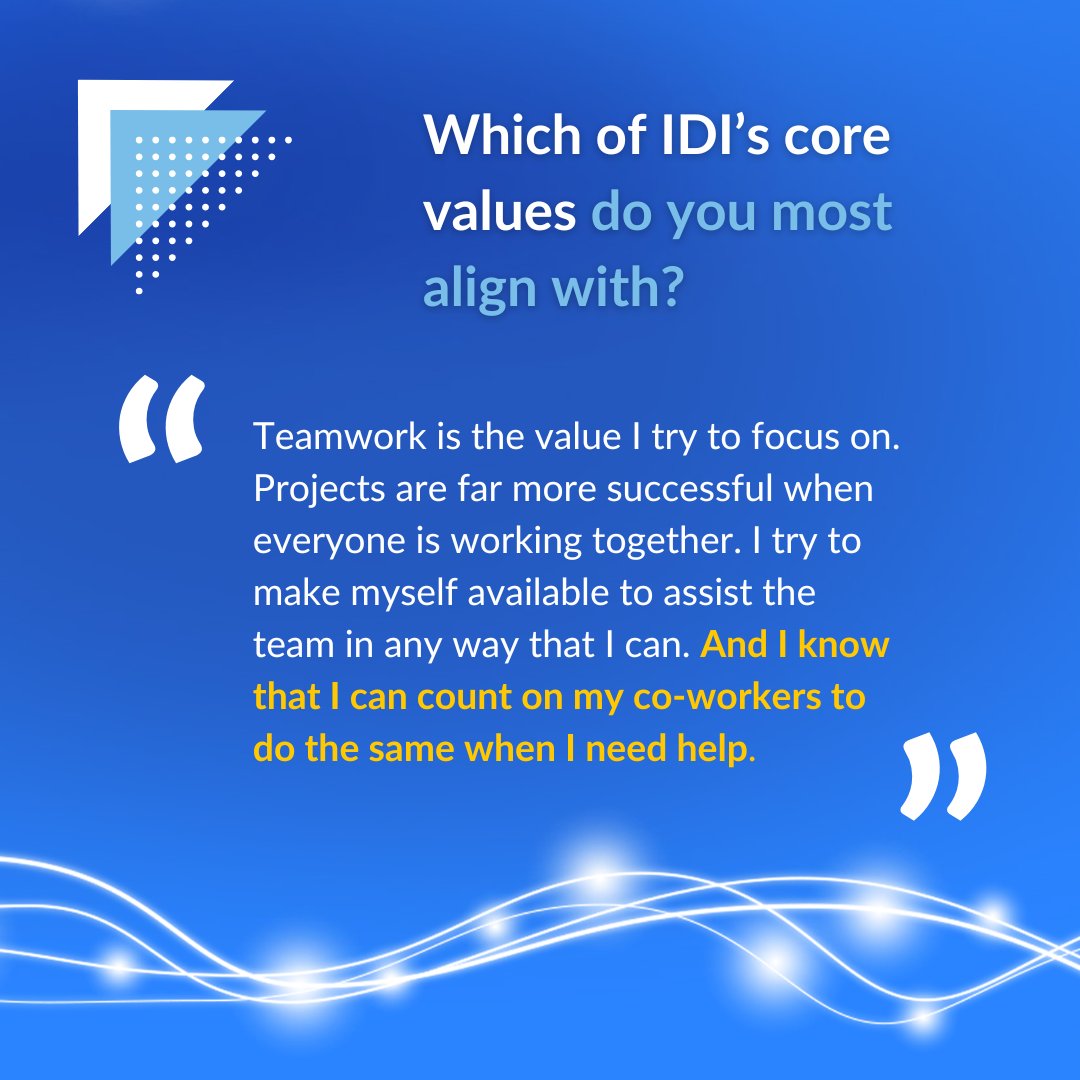 IDIBilling's tweet image. #EmployeeSpotlight: Rick Reed, #DataEngineer.

Nearly 17 years at IDI, with experience across Billing, Support, Professional Services, and Data Engineering. Today, he’s focused on customer data migrations, project data updates, and collections automation.

Get to know Rick below!