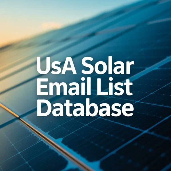 EmmaDavid200314's tweet image. Grow your solar business faster with a verified USA Solar Email List Database.
Reach decision-makers, boost campaigns &amp;amp; generate high-quality leads.

Product URL: leadsdatabase.store/product/usa-so…

#SolarLeads #EmailMarketing #USASolar #B2BLeads #LeadGeneration #RenewableEnergy