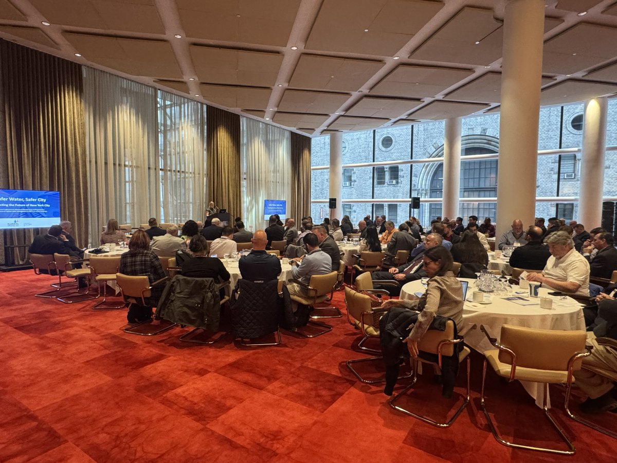 IAPMOGR's tweet photo. @IAPMO Senior Director of Government Relations Jim Scarborough participated on a policy panel on April 28 for the The Plumbing Foundation City of New York, Inc. entitled "Safer Water Safer City: Protecting the Future of New York City." Participants in the Policy Panel and the following Technology Panel discussed best practices for #LegionellaPrevention in the city’s buildings and water systems. #Plumbing #PublicHealth #WaterQuality