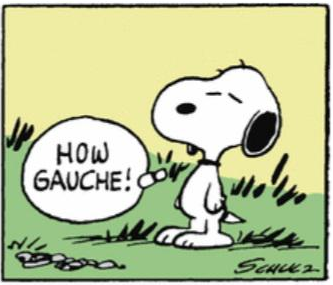 FiendishFu's tweet photo. @LucarioBarbosa @SketchesbyBoze Funnily enough, I remember when I first came across the word 'gauche'. I wasn't exactly reading War and Peace at the time. https://t.co/EozfXK8fPy