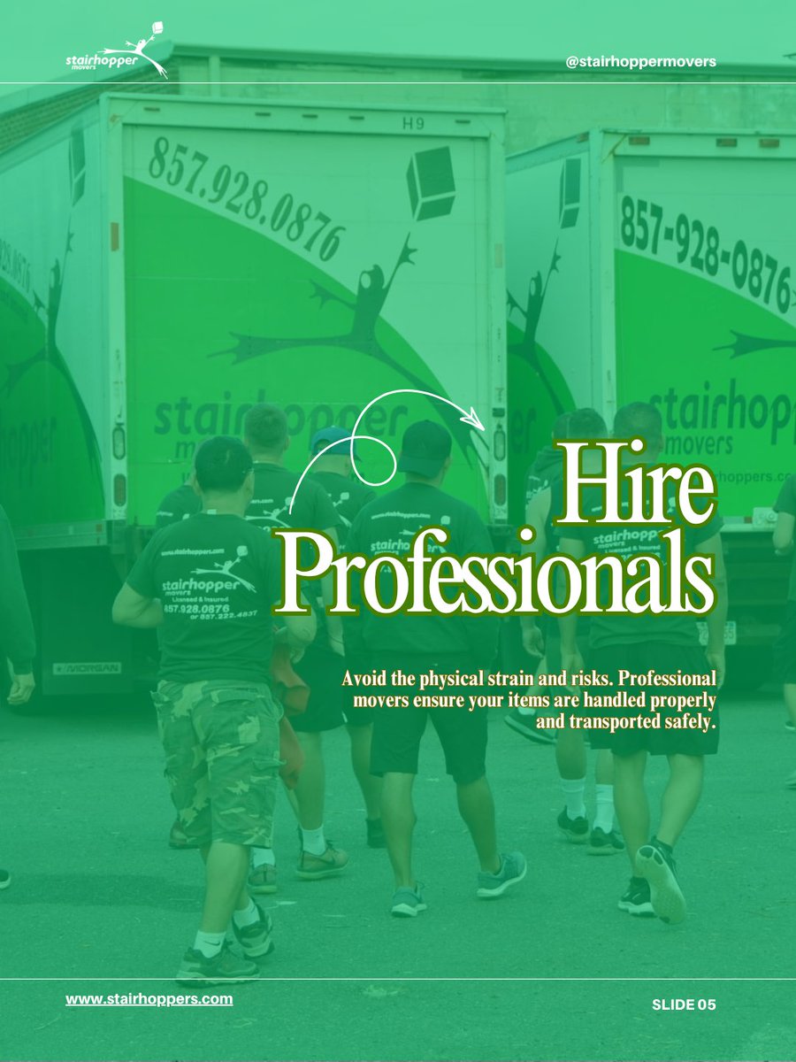 Stairhoppers's tweet image. Planning a move this May? Start smart, stress less, and let the pros handle the rest. 💪 🧐 

Have questions or ready to book? We’d love to help!
📞 Call: (857) 928-0876
📧 Email: move@stairhoppers.com

#MovingMadeEasy #MayMove #StressFreeMoving