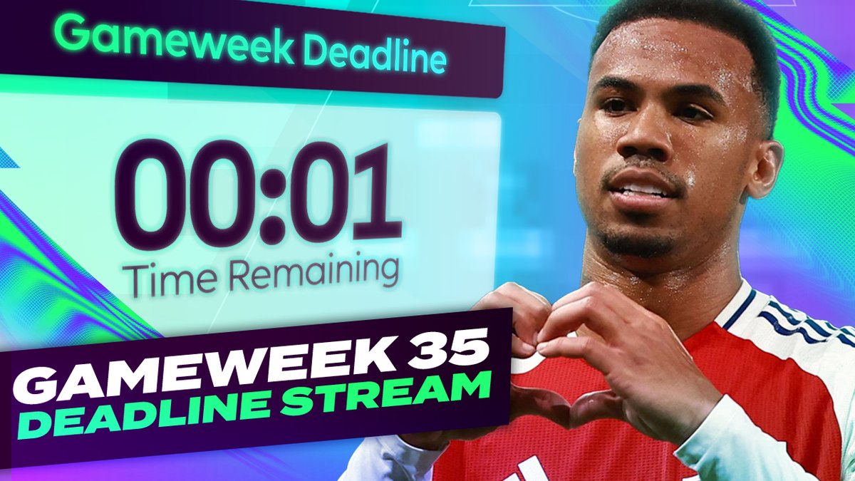 LetsTalk_FPL's tweet photo. 🚨 I'M LIVE UNTIL THE GW35 DEADLINE 🚨

📺 https://t.co/HY9dp2LJI0 https://t.co/EYesD8zNfT
