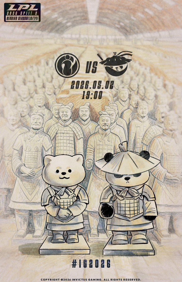igcentralbr's tweet photo. ⚔️DIA DE INVICTUS GAMING!!!
  
BACK TO BACK SEM PAUSAS
JOGO MUITO IMPORTANTE PRO FUTURO DO CAMPEONATO!

🎮 iG vs AL
🏆 LPL
⚙️ LPL Split 2 - Fase Regular
🕖 08h (BRT)
🏟️Shanghai
📺 Costreams ou Huya/BiliBili
📒Escalação: 
🐼Breathe
🐺Wei
🆕Nia
🐶JiaQi
🐈Meiko ⭐️

#iGWIN JIAYOU https://t.co/1r8jc796EJ