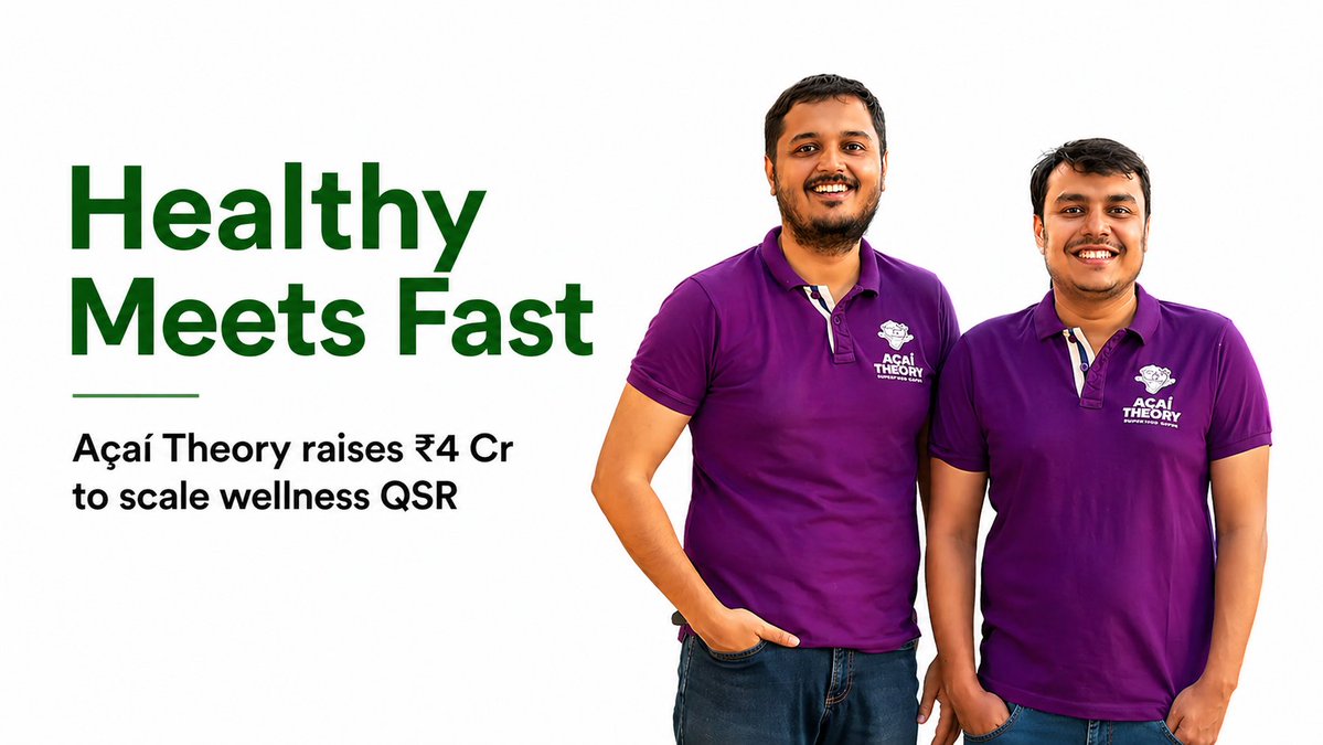 thestartupcaffe's tweet image. Healthy meets fast 
Açaí Theory is redefining QSR with nutrition-first food.

Read the full story here: thestartupcaffe.com/healthy-meets-…

#StartupStory #FoodTech #HealthAndWellness