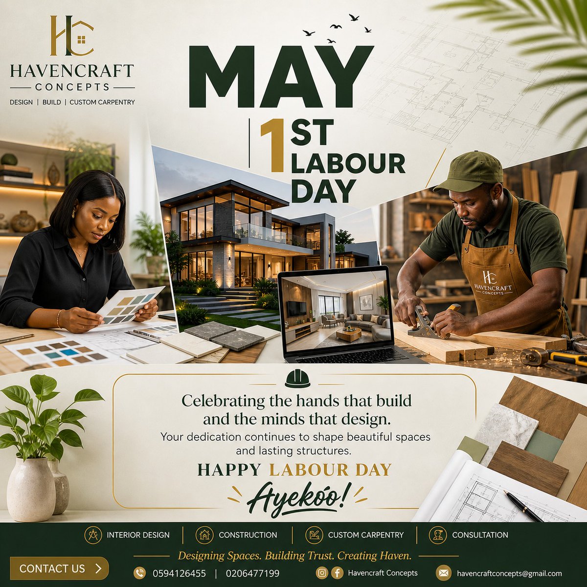 VictoriaAma14's tweet photo. POV: You’re celebrating the hands that turn sketches into reality. 🏗️✨
​We’re taking a moment to appreciate the grind. CHALLENGE: Tag one worker or friend whose dedication deserves a shoutout today! Let’s fill the comments with some Ayekoo energy! 🥂🙌
#labourdayweekend https://t.co/3Nvpdavphj
