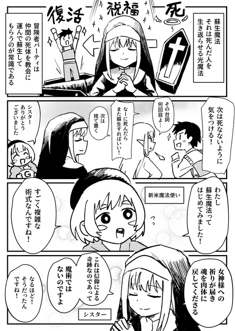 蘇生魔法について 