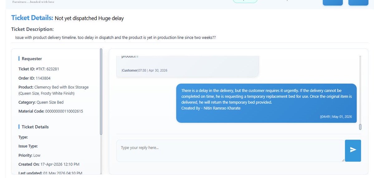 pandey30's tweet photo. @Wooden_street what a shame , Delaying delivery , inferior product , not refunding money and responding brazenly ! Worst buy place https://t.co/MHoRZaBqJx