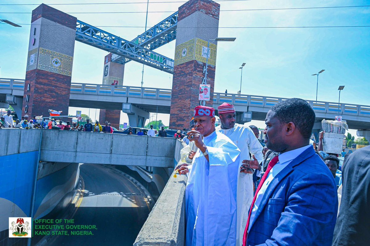 His Excellency the Executive Governor of Kano State, H.E <a href="/Kyusufabba/">Abba Kabir Yusuf</a> , paid an inspection visit to the Muhammadu Buhari Bridge, a location previously known for fatal accidents involving heavy-duty vehicles.