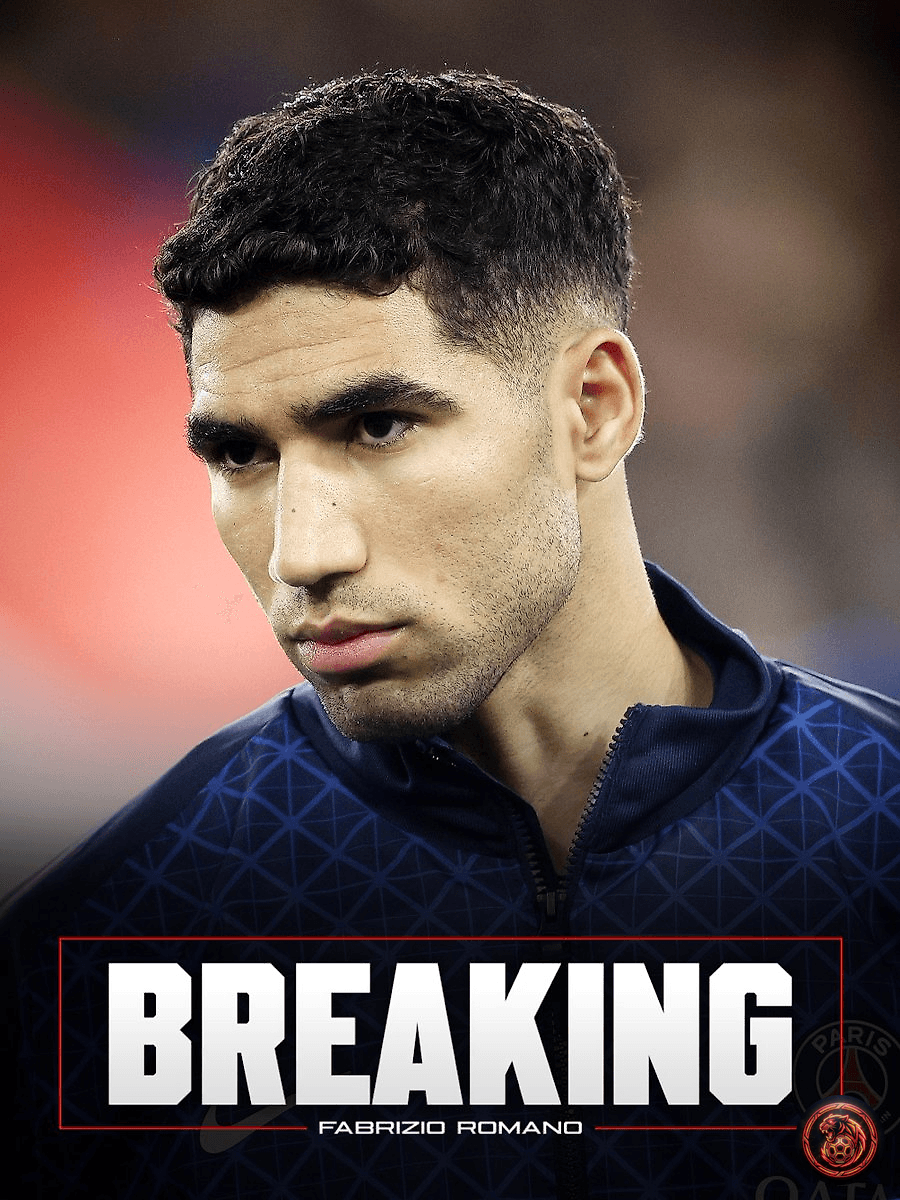 FootballGoalFC's tweet image. 🚨 𝗕𝗥𝗘𝗔𝗞𝗜𝗡𝗚  
Achraf Hakimi will miss the @Bayern_Munich vs PSG return leg due to a hamstring tear.  

- Injury: Hamstring  
- Status: Out for next week  

Can PSG handle the pressure without their star right-back? 🤔🔥  
#PSG #BayernMunich #UCL #Hakimi