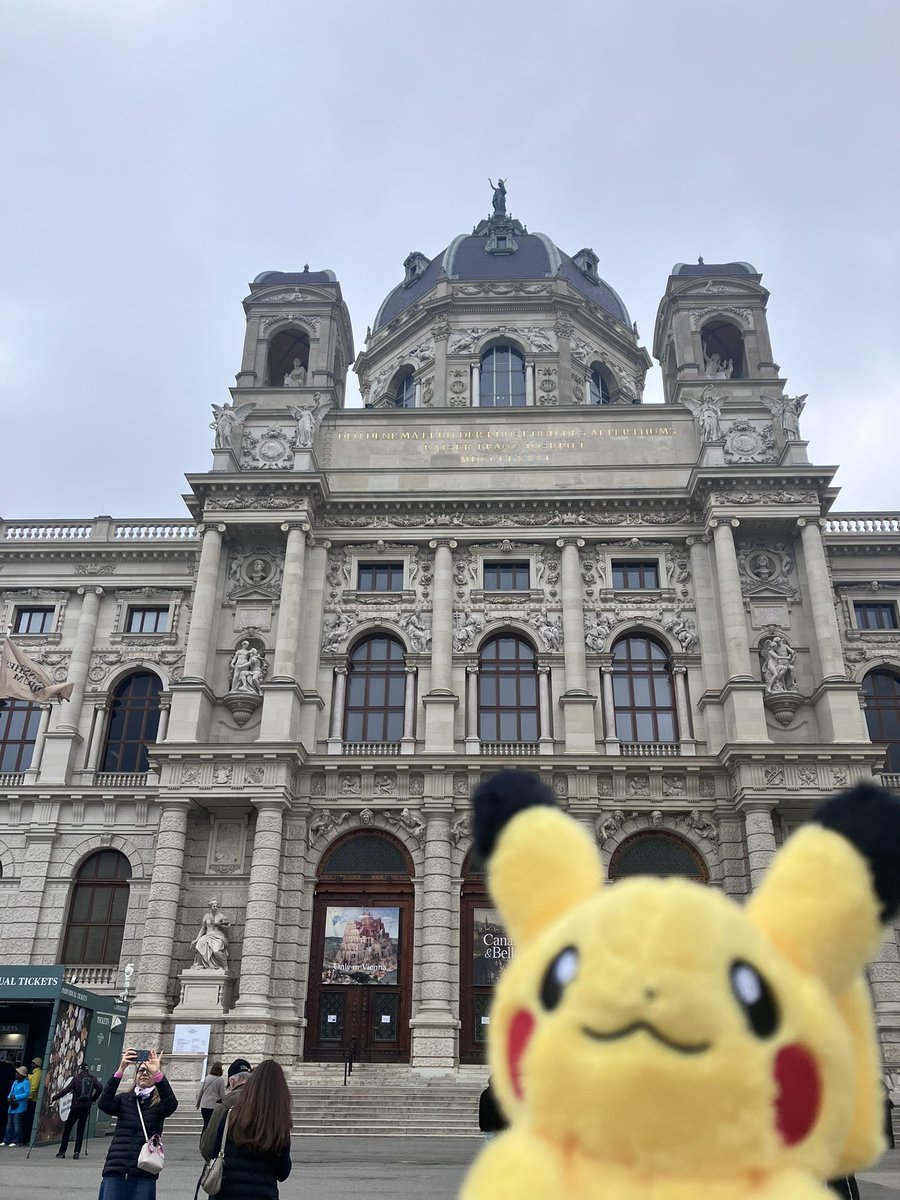 kaffee_jause's tweet image. やっぱり来たぞ
ウィーン美術史美術館
目の前にSuica🐧

2026.4.21
#austria #Wien #ウィーン #ピカチュウ