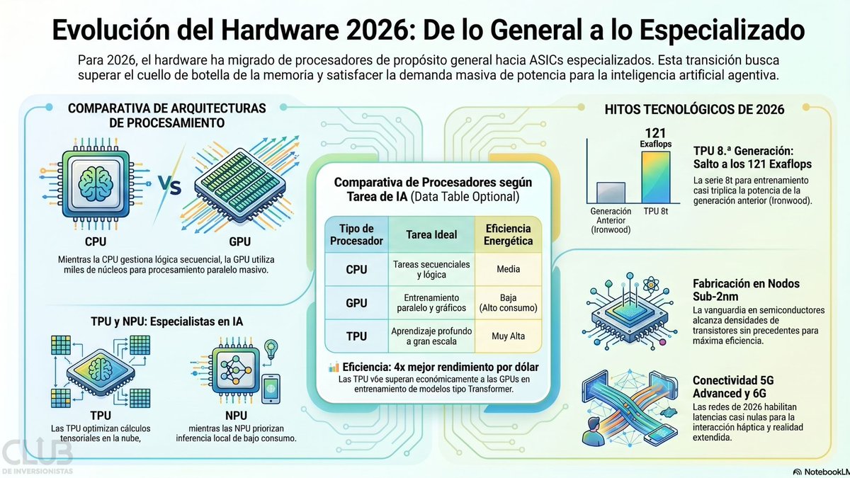 La mayoría habla de NVIDIA… $NVDA 

Pero el verdadero juego de la IA está en algo más profundo: los chips que nadie entiende.
NPU, LPU, TPU… 

y por qué esto puede definir las próximas oportunidades en bolsa 👇

Guardala y comparte
