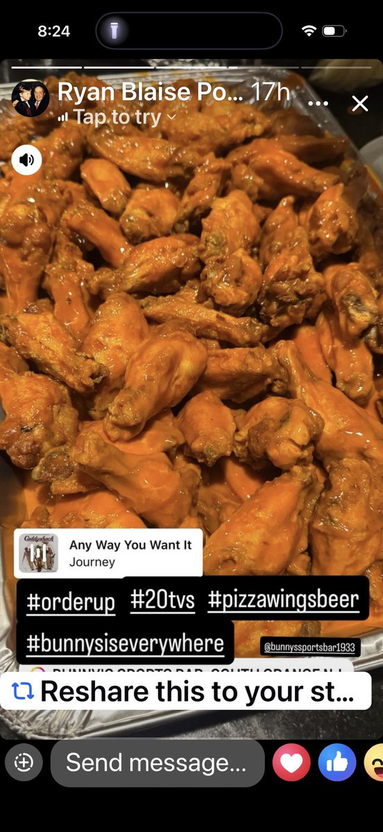 BunnysSportsBar's tweet image. #TGIF David Portnoy - El Presidente  #NBAplayoff  #ChampionLeague #NHL  #MLB Welcome CHS Cougar Alum! We deliver 4-8:30 Thursday-Sunday. We welcome back our new Seton Hall students, faculty and families. Bunny’s is 93 year of business. We thank our friends and families for their
