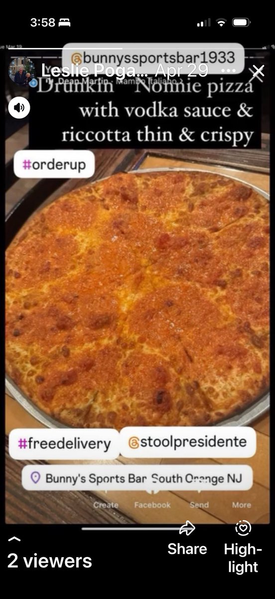 BunnysSportsBar's tweet image. #TGIF David Portnoy - El Presidente  #NBAplayoff  #ChampionLeague #NHL  #MLB Welcome CHS Cougar Alum! We deliver 4-8:30 Thursday-Sunday. We welcome back our new Seton Hall students, faculty and families. Bunny’s is 93 year of business. We thank our friends and families for their