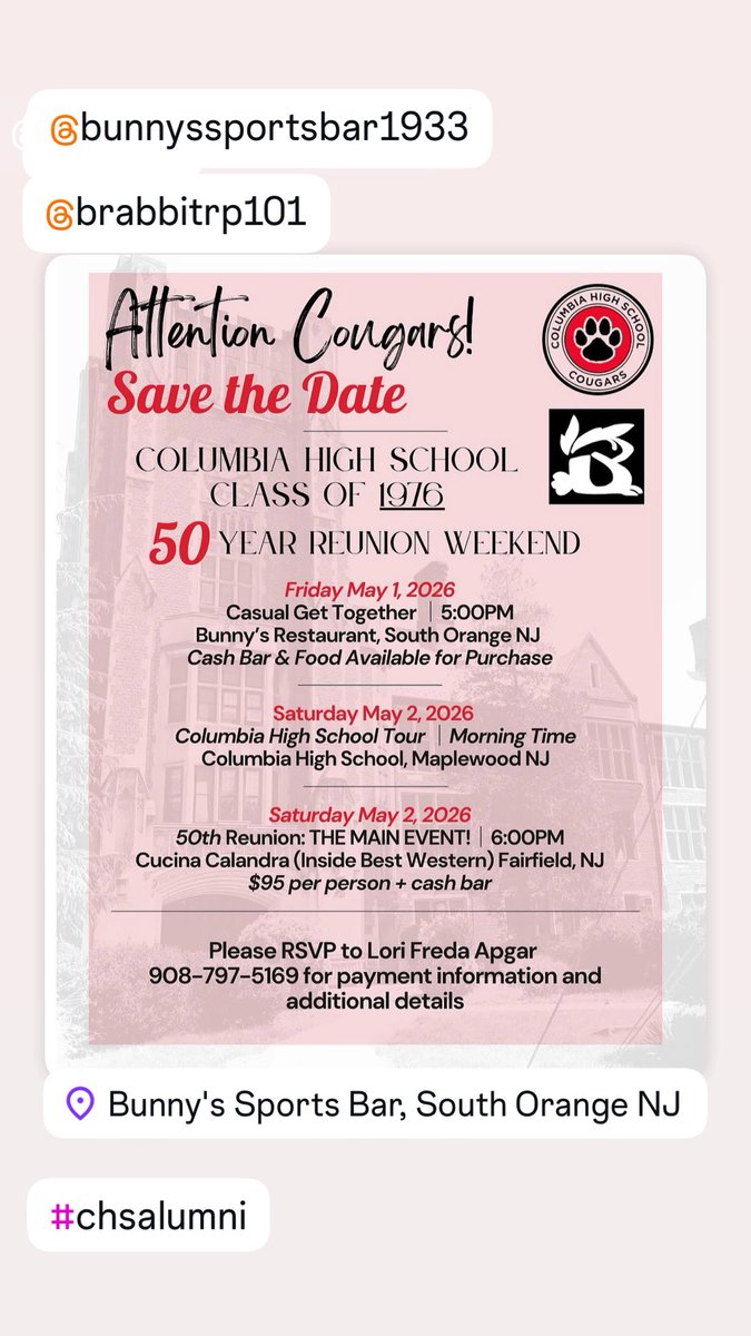 BunnysSportsBar's tweet image. #TGIF David Portnoy - El Presidente  #NBAplayoff  #ChampionLeague #NHL  #MLB Welcome CHS Cougar Alum! We deliver 4-8:30 Thursday-Sunday. We welcome back our new Seton Hall students, faculty and families. Bunny’s is 93 year of business. We thank our friends and families for their
