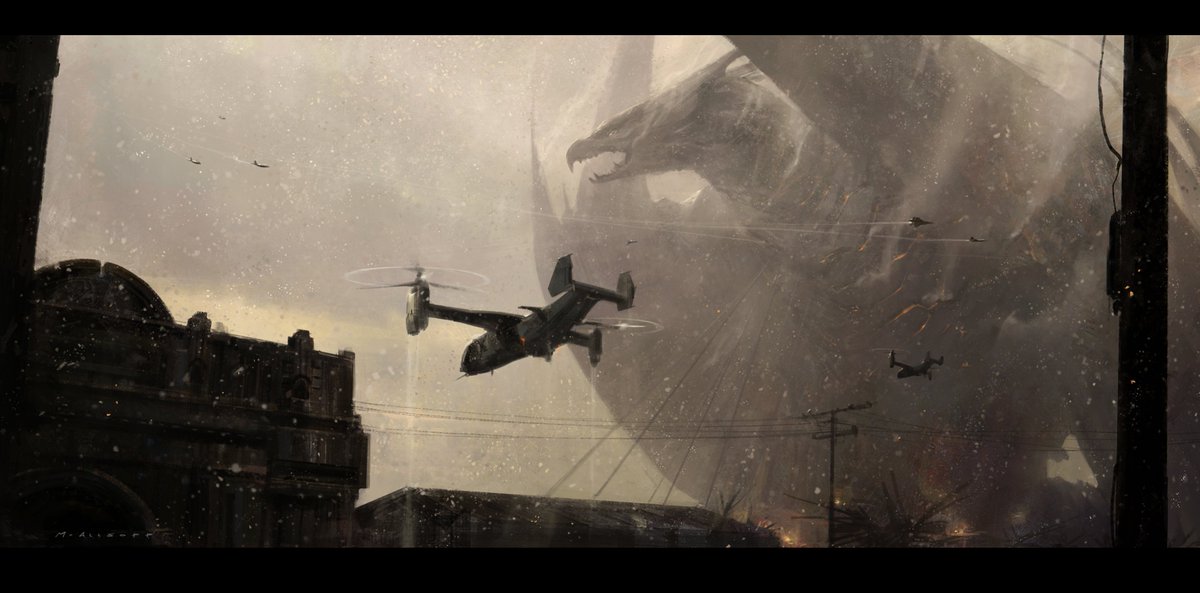 MattAllsopp1's tweet image. Some early rodan sequence storyboards from King of the Monsters I made back in 2016. Cant believe its been 10 years...

#Godzilla #Rodan #conceptart #storyboards #MonarchLegacyOfMonsters #MonsterVerse