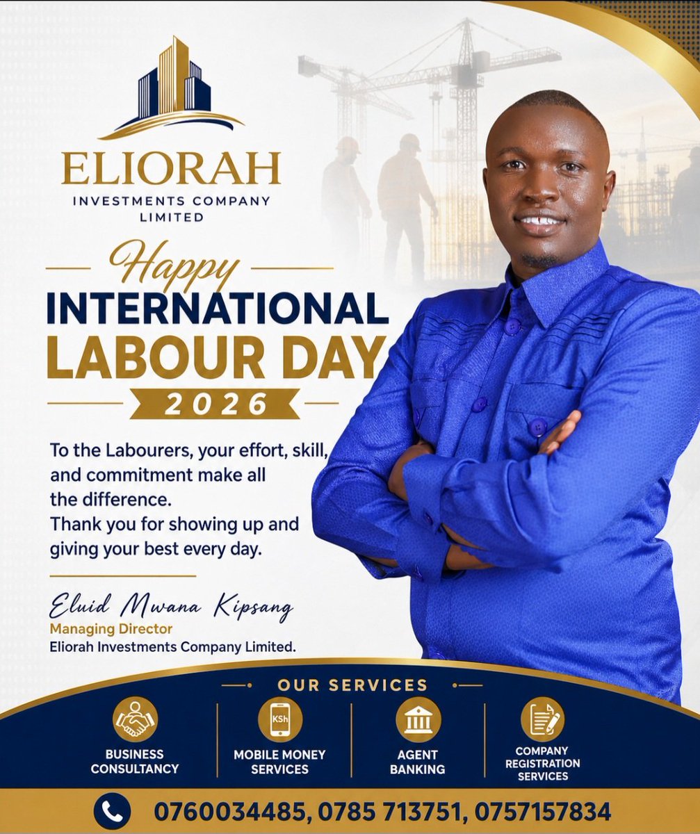 EluidMwana's tweet photo. To the Labourers, your effort, skill, and commitment make all the difference. Thank you for showing up and giving your best every day. https://t.co/RLjA2b1VQ0