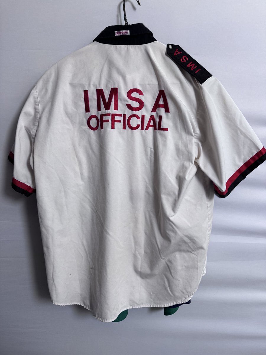 marshallpruett's tweet image. Want to work this weekend as a retro race official? Here’s your shirt for the IMSA throwback event at Laguna Seca. #racing #motorsport #imsa