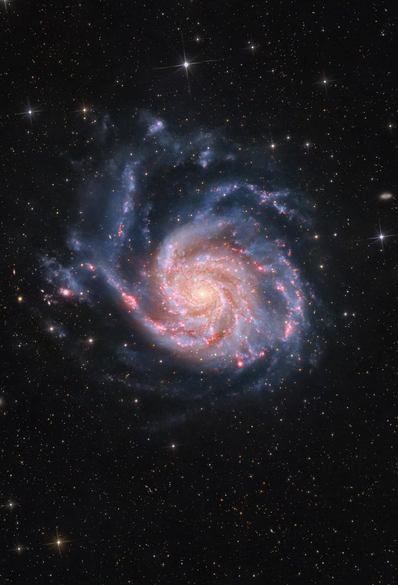 Messier 101 - The Pinwheel Galaxy

A spiral galaxy in the constellation Ursa Major, located approximately 22 million light-years away.