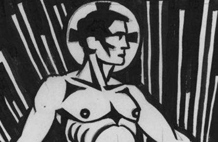 gmoult's tweet photo. when ade bethune was just 23, she worked with a pro-union priest south of pittsburgh and unemployed steelworkers to design a church for the catholic proletariat during the depression https://t.co/ZHr7KjvKRa