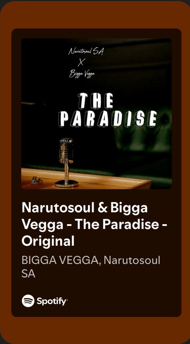 DJ_BIGGAVEGGA's tweet image. MYSELF &amp;amp; NARUTOSOUL HAVE THIS OFFERING 🙏🏾🙏🏾🙏🏾🙏🏾🙏🏾
open.spotify.com/track/0HoIJLlw…
 #BMG_MUSIC #newmusicalert #FridayMorning  #Spotify
