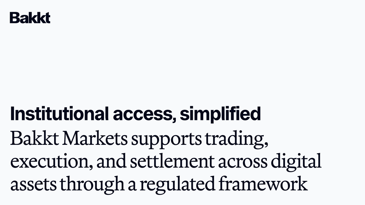 Bakkt tweet media