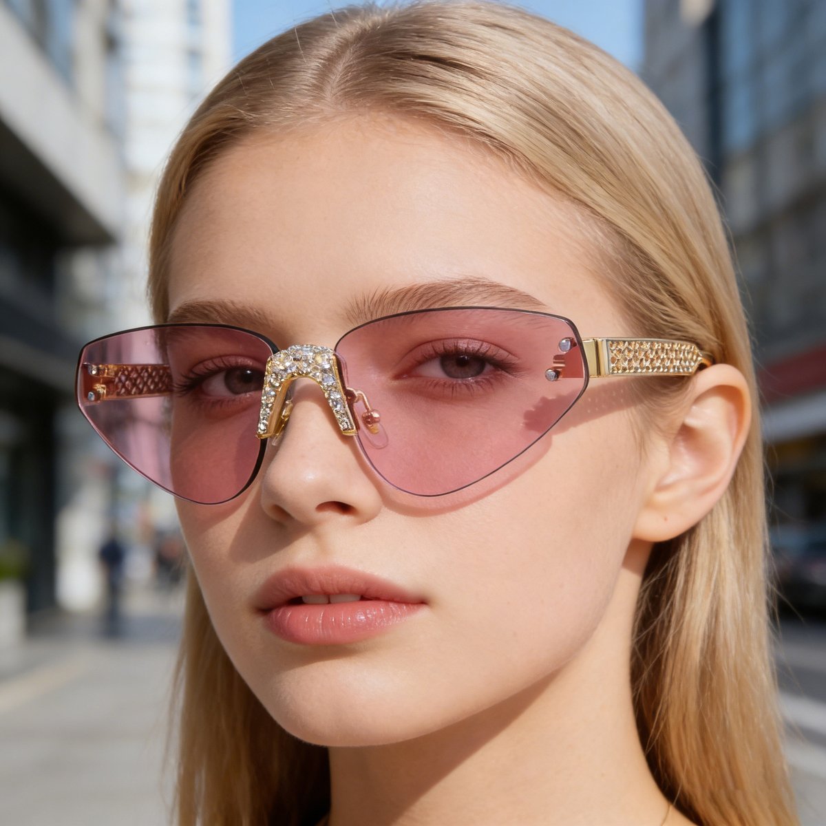 HermitinOptical's tweet image. OEM Rhinestone Shades! Luxury Rimless UV Sunglasses. Wholesale &amp;amp; Custom. 💎🕶️ #OEM #Sunglasses #B2B