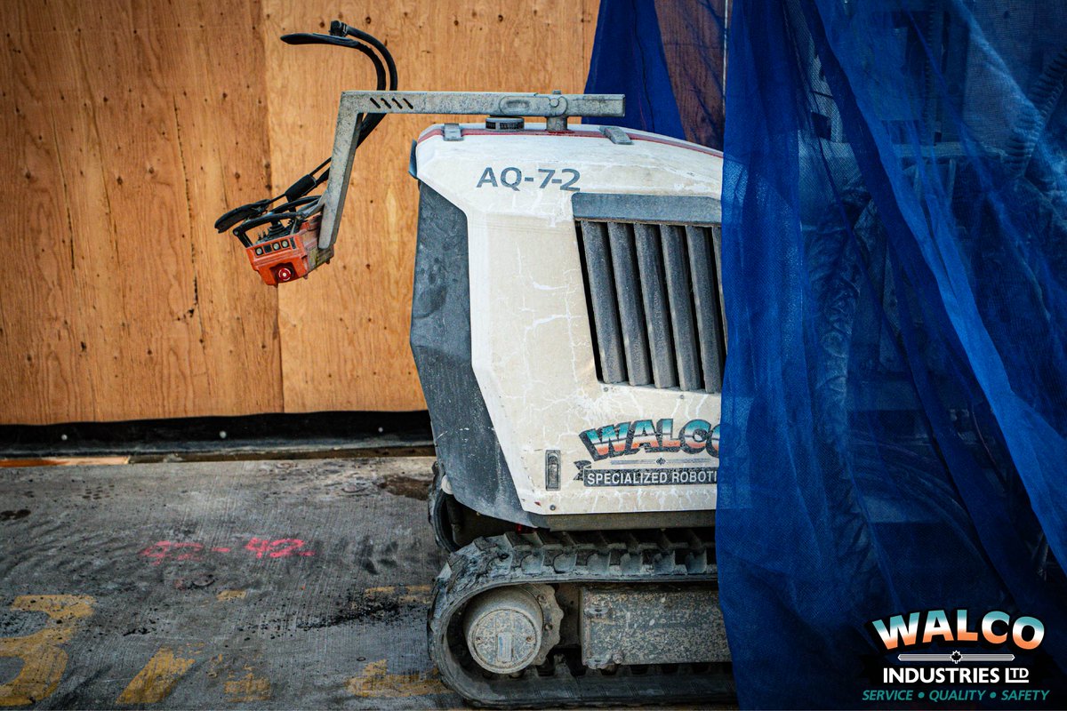 WalcoInd's tweet photo. Walco Industries Ltd. delivers hydrodemolition through two purpose-built methods — robotic and handheld — each deployed based on the specific demands of the project at hand. 

#construction #walco #hydrodemolition #concrete https://t.co/cYfIycYNLP