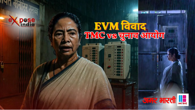 ExposeIndia24x7's tweet image. बंगाल में EVM स्ट्रॉंग रूम पर भारी बवाल!
ममता बनर्जी खुद बारिश में भवानीपुर स्ट्रॉंग रूम पहुंचीं और 4 घंटे तक अंदर रहीं।
TMC का आरोप - EVM Manipulation हो रही है
चुनाव आयोग बोला - सब सुरक्षित है

4 मई को क्या होगा? कमेंट में बताएं -

#EVMControversy #BengalElection2026