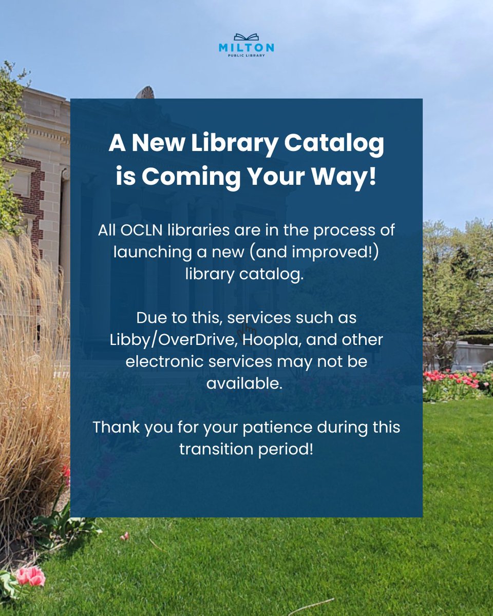 Milton Library tweet media