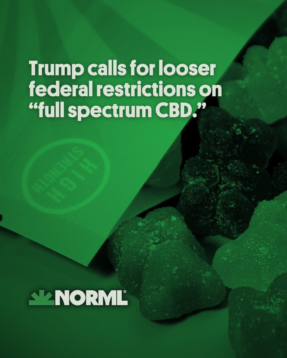 NORML tweet media