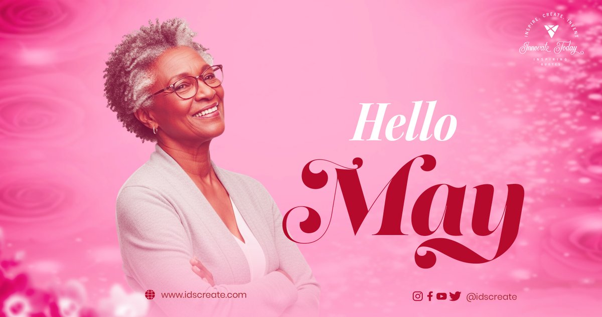 idscreate's tweet photo. Hello May! 👋
A new month to inspire fresh ideas, create meaningful designs, and invent solutions that help brands grow.
Let’s build something remarkable together.
 https://t.co/IrVt3cBV0d
#hellomay #innovatedesignstudios #inspirecreateinvent https://t.co/r4kBjvsjKO