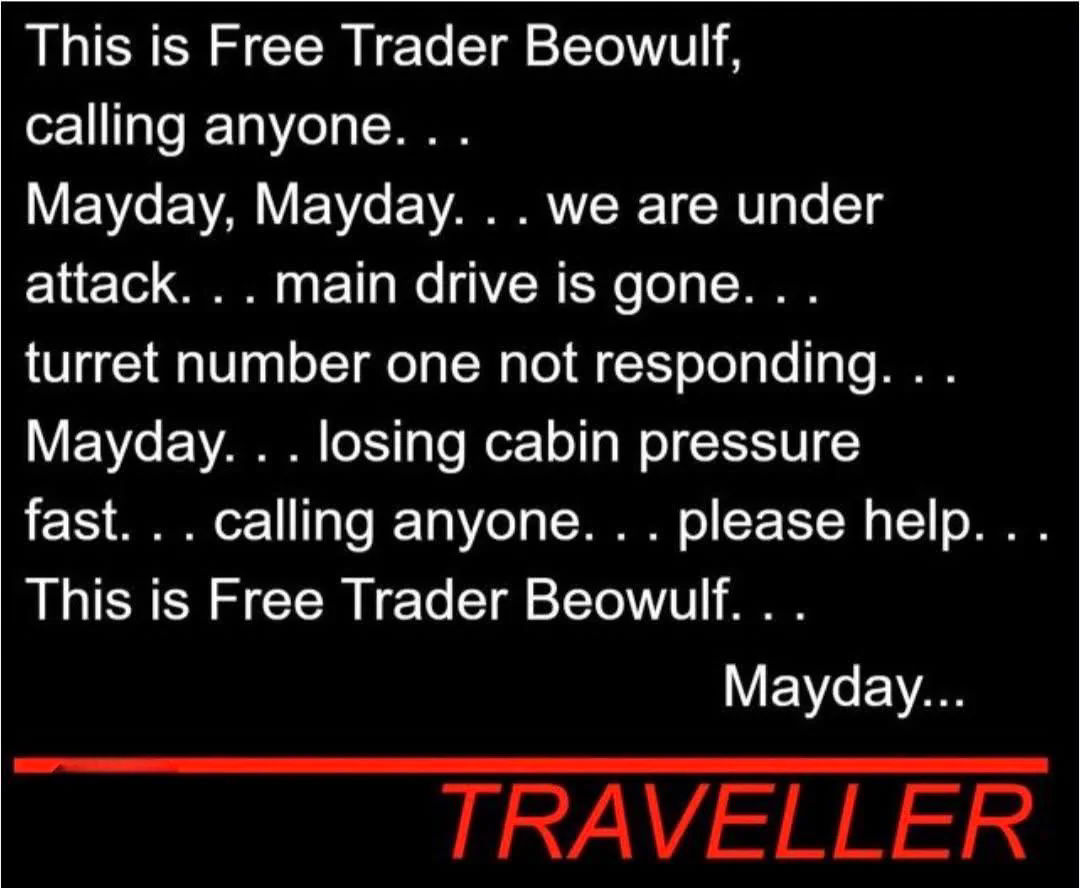 ShopBorderlands's tweet photo. It's May 1st - May Day! And in RPG circles, that is Traveller Day! 

To celebrate, we're having a massive 30% OFF sale on ALL Traveller RPG items and ALL the books in our 'Travelleresque fiction' department. 

Just use the code thisisfreetraderbeowulf at checkout before 9/5/26. https://t.co/SB8h6zK0i1