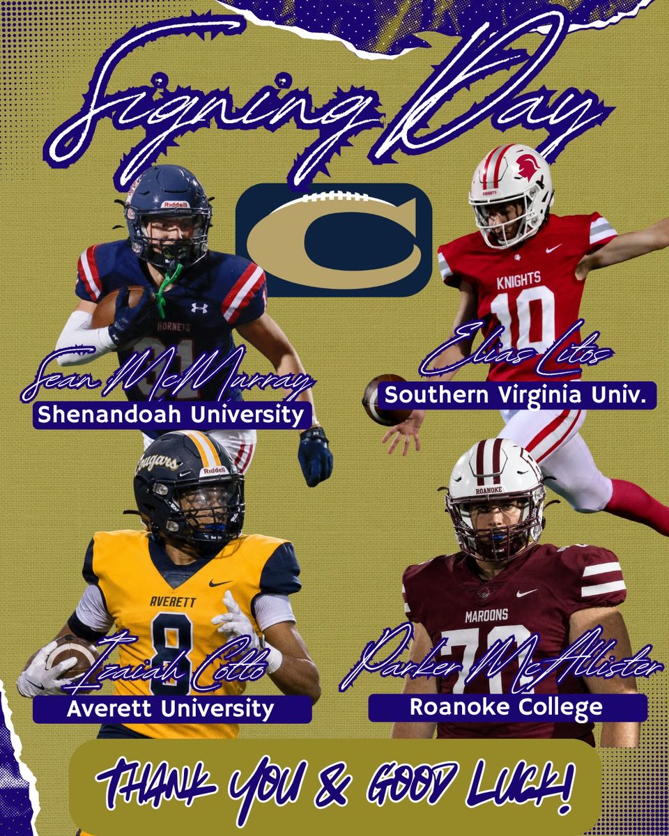 demons1football's tweet photo. Congratulations to our athletes that are signing to play football at the next level. Your hard work, dedication and commitment have paid off. Good luck and Go Big Blue! 🏈✍️🇧🇧 https://t.co/7GLAFT5yDl