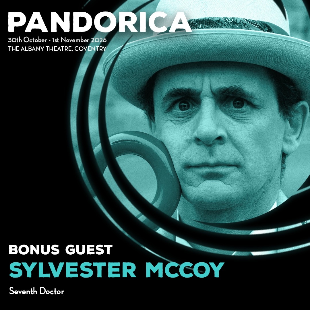 fantomfilms's tweet photo. SYLVESTER McCOY will be joining us for #Pandorica2026!

Sylvester is best known to #DoctorWho fans as the Seventh Doctor.

Join us in Coventry later this year as the Pandorica opens for more fun at its brand new home.

https://t.co/unas3mfnQ2 https://t.co/MbLrFYX7sv