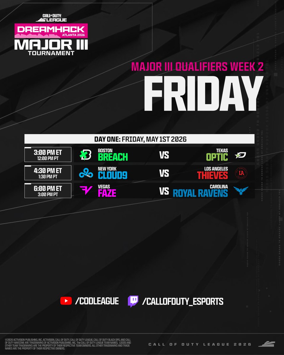 Call of Duty League tweet media