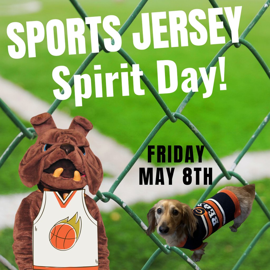 OPSD125's tweet photo. Next Friday, May 8th is Sports Jersey Spirit Day! https://t.co/uNVApgHgLN